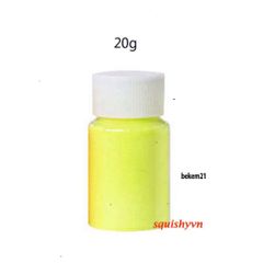 Hũ Bột Dạ Quang Nhuộm Resin Phát Sáng Trong Tối - Trang Sức Độc Đáo Có 12 Màu Tùy Chọn, Thích Hợp Cho Nghệ Thuật và Làm Móng
