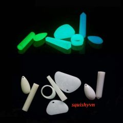 Hũ Bột Dạ Quang Nhuộm Resin Phát Sáng Trong Tối - Trang Sức Độc Đáo Có 12 Màu Tùy Chọn, Thích Hợp Cho Nghệ Thuật và Làm Móng