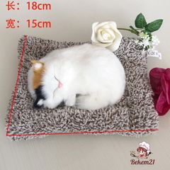 Thú Bông Chó Mèo Than Hoạt Tính - Đồ Trang Trí Xe Ô Tô & Bàn Làm Việc Dễ Thương, Khử Mùi, Giữ Không Khí Trong Lành