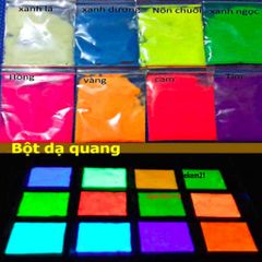 Bột Dạ Quang Siêu Sáng DIY - Hạt Dạ Quang Phát Sáng Trong Đêm, Trang Trí Nghệ Thuật Tự Làm, An Toàn, Không Độc Hại