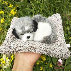 Chó Mèo Đôi Chứa Than Hoạt Tính Khử Mùi - Lọc Không Khí, Trang Trí Xe Hơi, Bàn Làm Việc Khải Huy Scar, Mẫu Độc Đáo