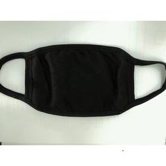 Khẩu Trang Vải Cotton Đen Basic Hàn Quốc - Khẩu Trang Chống Bụi, Chống Nắng Siêu Thoáng, Phụ Kiện Thiết Yếu Hàng Ngày
