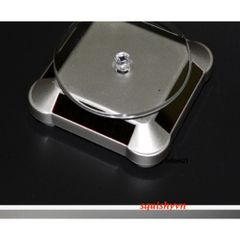 Bàn Xoay Năng Lượng Mặt Trời 360 Độ - Đế Xoay Trưng Bày Sản Phẩm - Tiện Lợi Cho Đồ Trang Sức, Đồng Hồ & Quà Tặng