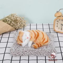 Chó Mèo Đôi Chứa Than Hoạt Tính Khử Mùi - Trang Trí Xe Hơi, Bàn Làm Việc Đáng Yêu, Lọc Không Khí Sạch, Phụ Kiện Tiện Ích