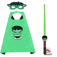 Trang Phục Hóa Trang Siêu Anh Hùng Độn Cơ Bắp Hulk Xanh Cho Bé - Áo Liền Quần Với Mũ và Găng Tay, Chất Liệu Cao Cấp