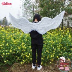 Cánh Thiên Thần Trắng & Cánh Ác Quỷ Đen Cosplay 160X90CM - Đồ Hóa Trang Tiệc Tùng Cho Người Lớn