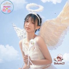 Cánh Thiên Thần Trắng & Cánh Ác Quỷ Đen Cosplay 160X90CM - Đồ Hóa Trang Tiệc Tùng Cho Người Lớn
