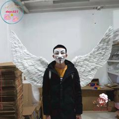 Cánh Thiên Thần Trắng & Cánh Ác Quỷ Đen Cosplay 160X90CM - Đồ Hóa Trang Tiệc Tùng Cho Người Lớn