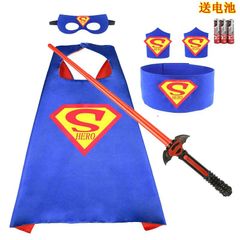 Bộ Hóa Trang Siêu Nhân Người Nhện - Áo Choàng, Mặt Nạ Phát Sáng, Gậy Ánh Sáng, Găng Tay Bắn Tơ - Đồ Chơi Trẻ Em Chất Lượng