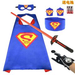 Bộ Hóa Trang Siêu Nhân Người Nhện - Áo Choàng, Mặt Nạ Phát Sáng, Gậy Ánh Sáng, Găng Tay Bắn Tơ - Đồ Chơi Trẻ Em Chất Lượng