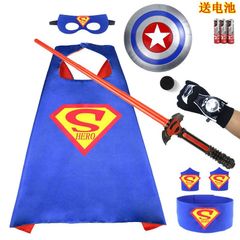 Bộ Hóa Trang Siêu Nhân Người Nhện - Áo Choàng, Mặt Nạ Phát Sáng, Gậy Ánh Sáng, Găng Tay Bắn Tơ - Đồ Chơi Trẻ Em Chất Lượng