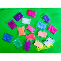 Bột Màu Dạ Quang Super Bright 10g - Cho 12 Màu Sắc Rực Rỡ, Chất Liệu An Toàn Cho Nghệ Thuật và Trang Trí