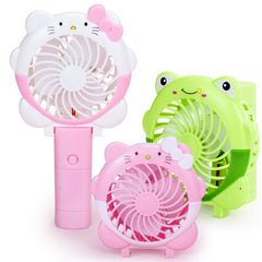 Quạt Mini Cầm Tay Hình Thú Ngộ Nghĩnh - Quạt Tích Điện Gập Gọn, Sạc Pin Thiết Kế Dễ Thương Dành Cho Du Lịch và Hoạt Động Ngoài Trời