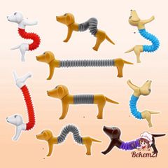 Đồ Chơi Lò Xo Pop Tube Cho Chó - Sáng Tạo, An Toàn, Chất Liệu Cao Cấp, Dành Cho Thú Cưng - Hàng Mới Nhất 2024