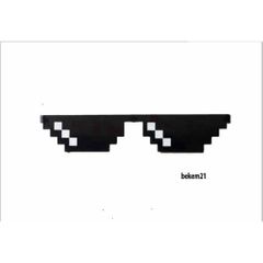 Kính Mắt Thuglife 6 Chấm MINECRAFT - Thời Trang Cao Cấp Nhiều Màu Sắc, Phong Cách Ngầu và Cute dành cho Nam Nữ