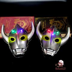 Mặt Nạ Phát Sáng LED Halloween - Mặt Cười Chú Hề Cosplay Độc Đáo Cho Tiệc Hóa Trang và Lễ Hội