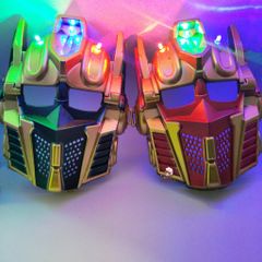 Mặt Nạ Phát Sáng LED Halloween - Mặt Cười Chú Hề Cosplay Độc Đáo Cho Tiệc Hóa Trang và Lễ Hội
