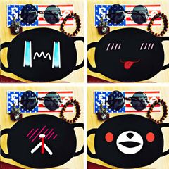 Khẩu Trang Vải In Hình Hacker Anonymous Đen - Kháng Khuẩn Cotton Anime/Manga Thời Trang Unisex, Chống Bụi