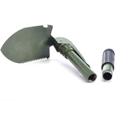 Bộ Cuốc Xẻng Du Lịch Đa Năng 4 in 1 - Thiết Kế Gấp Gọn Có Túi Đựng - Dụng Cụ Cắm Trại Chuyên Dụng, Đi Phượt, Làm Vườn