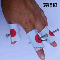 Giả Ngón Tay Bị Đinh Chọc - Phụ Kiện Troll Hài Hước Chân Thật Dành Cho Tiệc Halloween Và Trò Chơi Đùa Giỡn