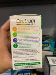 Viên uống Centrum Multivitamin tổng hợp 60 viên - Bổ sung Vitamin & Khoáng Chất Hỗ Trợ Sức Khỏe Người Lớn & Người Già