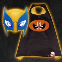 Mặt Nạ Hóa Trang Kinh Dị Halloween Hình Sói Đen - Áo choàng móng vuốt cho nam nữ, Phụ Kiện Tiệc Tùng Thú Vị