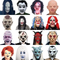 Mặt Nạ Cao Su Hóa Trang Đầu Lâu Zombie Ghost - Trang Phục Halloween Độc Đáo cho Lễ Hội và Sự Kiện