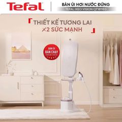Bàn là hơi nước Tefal IXEO Vision QT1811E0 - Công suất 2400W, diệt khuẩn 99.9%, ủi nhanh, dễ sử dụng, bảo hành 2 năm chính hãng
