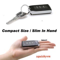 Cân Tiểu Ly Điện Tử Mini Móc Khóa Chính Xác 200g - Thiết Kế Remote Siêu Nhỏ Gọn, Độ Chia 0.01g, Màn Hình LCD Sáng Nền Xanh