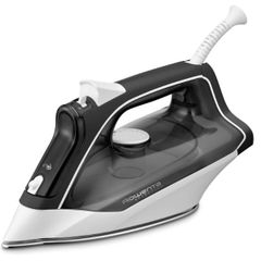 Bàn là hơi nước Rowenta DX1530D1 2200W - Đen Trắng, Hệ thống phun hơi mạnh mẽ, Chống nhỏ giọt, Đế thép không gỉ, Tay cầm thoải mái