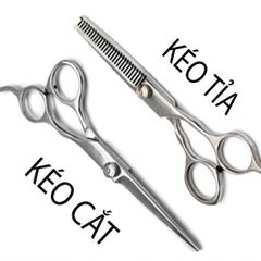 Bộ 2 Kéo Cắt Tóc Chuyên Dụng Không Gỉ - Kéo Tỉa Tóc Gia Đình Cao Cấp, Dụng Cụ Làm Tóc Chuyên Nghiệp