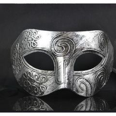 Mặt Nạ Nửa Mặt Bạc Si Cổ Điển - Phụ Kiện Halloween Thời Trang Đẹp Cho Tiệc Hóa Trang, Sự Kiện, Lễ Hội