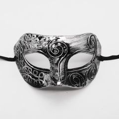 Mặt Nạ Nửa Mặt Bạc Si Cổ Điển - Phụ Kiện Halloween Thời Trang Đẹp Cho Tiệc Hóa Trang, Sự Kiện, Lễ Hội