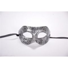 Mặt Nạ Nửa Mặt Bạc Si Cổ Điển - Phụ Kiện Halloween Thời Trang Đẹp Cho Tiệc Hóa Trang, Sự Kiện, Lễ Hội