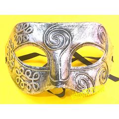 Mặt Nạ Nửa Mặt Bạc Si Cổ Điển - Phụ Kiện Halloween Thời Trang Đẹp Cho Tiệc Hóa Trang, Sự Kiện, Lễ Hội