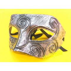 Mặt Nạ Nửa Mặt Bạc Si Cổ Điển - Phụ Kiện Halloween Thời Trang Đẹp Cho Tiệc Hóa Trang, Sự Kiện, Lễ Hội
