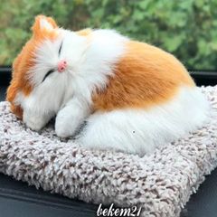 Gấu Bông Mèo Hoa Cúc - Lõi Than Hoạt Tính Khử Mùi, Lọc Không Khí Nội Thất Ô Tô, thú cưng Dễ Thương, Quà Tặng Độc Đáo