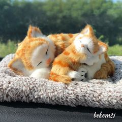 Gấu Bông Mèo Hoa Cúc - Lõi Than Hoạt Tính Khử Mùi, Lọc Không Khí Nội Thất Ô Tô, thú cưng Dễ Thương, Quà Tặng Độc Đáo