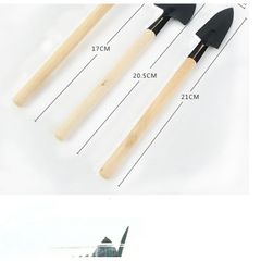 Bộ Dụng Cụ Làm Vườn Mini 3 Món Tiện Dụng - Xẻng, Cấy Xới Đất Cho Cây Cảnh & Bonsai, Dễ Sử Dụng, Chất Liệu Bền đẹp