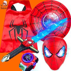 Bộ Đồ Cosplay Người Nhện Đỏ Truyền Thống - Thời Trang Trẻ Em Chất Liệu Cotton, Quà Tặng Tuyệt Vời Cho Bé Yêu
