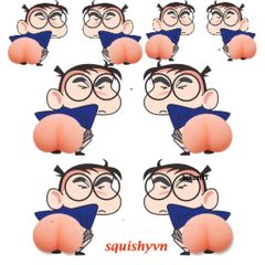 Miếng Dán Mông Sillicon CONAN Edogawa Thám Tử Quả Đào - Sticker Giảm Căng Thẳng Độc Đáo, Quà Tặng Đáng Yêu