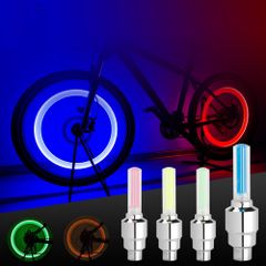 Bộ 2 Van Xe Phát Sáng LED Cho Xe Đạp, Xe Máy, Ô Tô - Đèn Cảm Biến Chuyển Động Thú Vị và Tiết Kiệm Năng Lượng