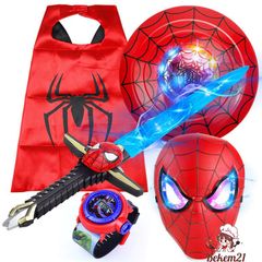 Đồ Hóa Trang Người Nhện Trẻ Em - Trang Phục Halloween Siêu Anh Hùng Mềm Mại & An Toàn - Quần Áo Phù Hợp Ngày Lễ Hội