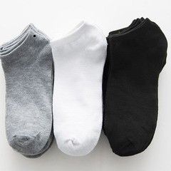 Tất Vớ Trơn Cổ Ngắn Thun Cotton Cao Cấp Cho Nam Nữ - Thấm Hút Mồ Hôi, Đế Giày Thoải Mái, Combo Tiết Kiệm