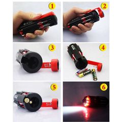 Bộ Tua Vít Đèn Pin Đa Năng 6 in 1 - Công Cụ Sửa Chữa Laptop, Điện Thoại, Linh Kiện Điện Tử Tiện Dụng, Nhỏ Gọn, Chống Trượt