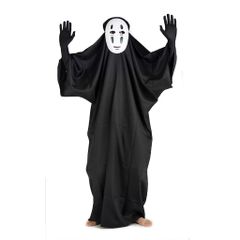 Set Bộ Trang Phục Hóa Trang Nhân Vật Ma Vô Diện Kaonashi - Hayao Miyazaki Spirited Away Cho Trẻ Em và Người Lớn, Chất Liệu Bền, Phù Hợp Cosplay