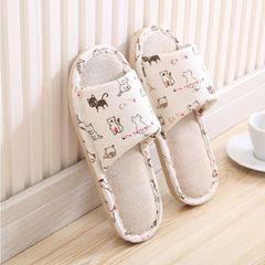 Dép đi trong nhà Hàn Quốc - Đế cao su họa tiết Bông Tuyết sang trọng, chống trơn trượt, phù hợp cho cả nam nữ, kích thước 37-45
