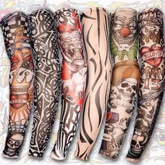 Combo 100 Đôi Găng Tay Hình Xăm Tatoo Chống Nắng - Bít Tất Tay Mẫu 3D Độc Đáo, Thời Trang Hè Việt Nam