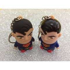 Móc Khóa Superman Đèn LED Phát Sáng - Âm Thanh Độc Đáo, Móc Khóa Siêu Nhân Xanh Ngộ Nghĩnh, Quà Tặng Đáng Yêu, Phụ Kiện Thời Trang