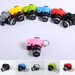 Móc Khóa Máy Ảnh Mini DSLR LED - Phát Âm Tách Nghe Dễ Thương - Quà Tặng Thời Trang cho Người Mê Chụp Ảnh